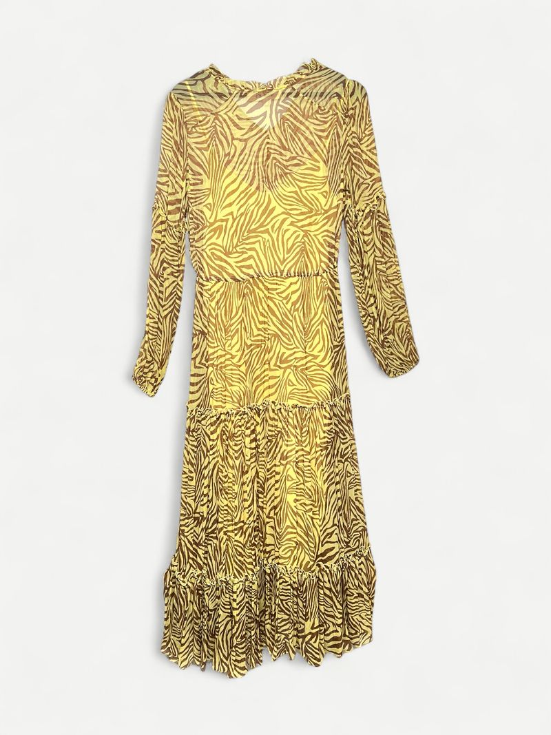 Djurtryckt maxiklänning