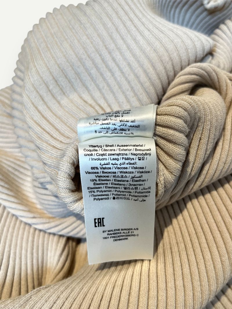 Beige Knitted Maxi Dress