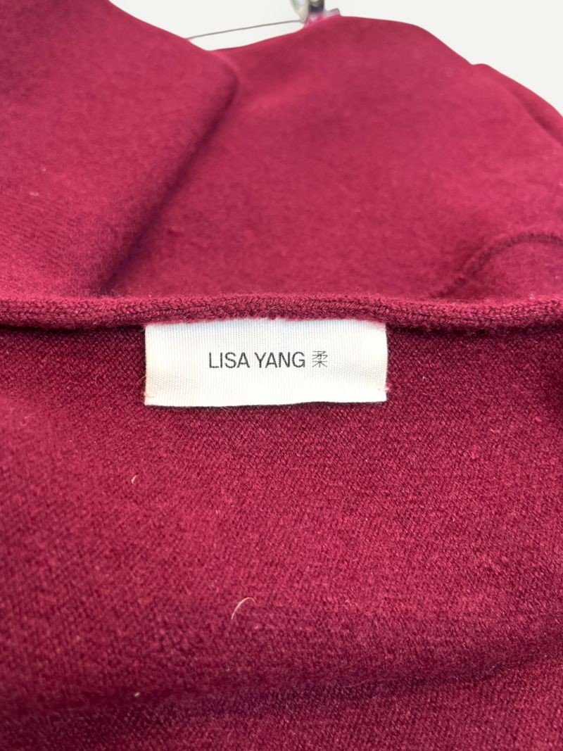 Maroon Cashmere Skirt