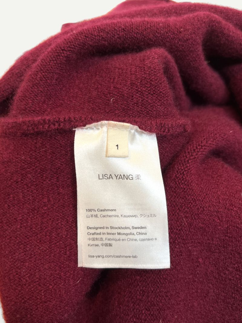 Maroon Cashmere Skirt