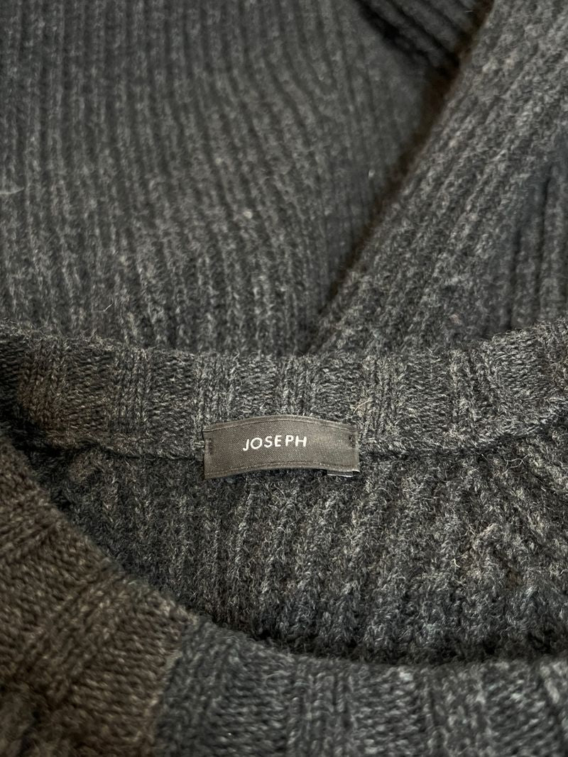 Black Short Sleeve Wool Knit