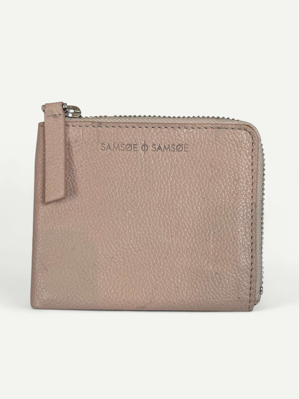 Beige Leather Wallet
