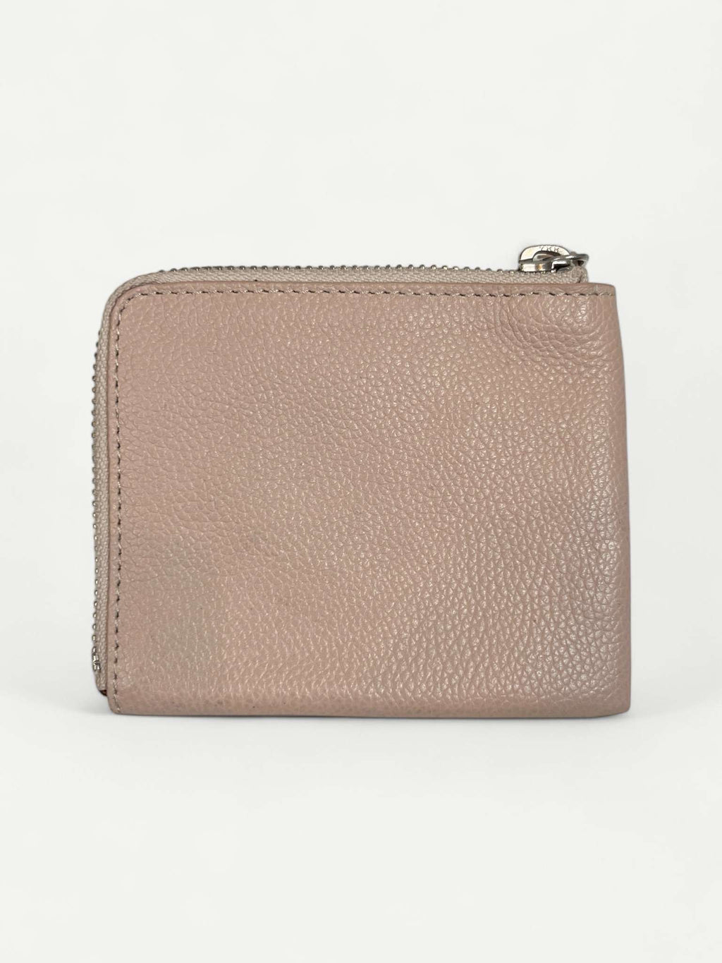 Beige Leather Wallet