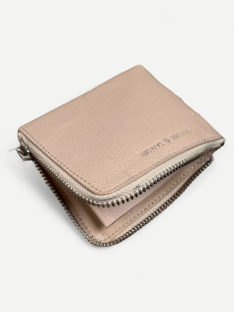 Beige Leather Wallet