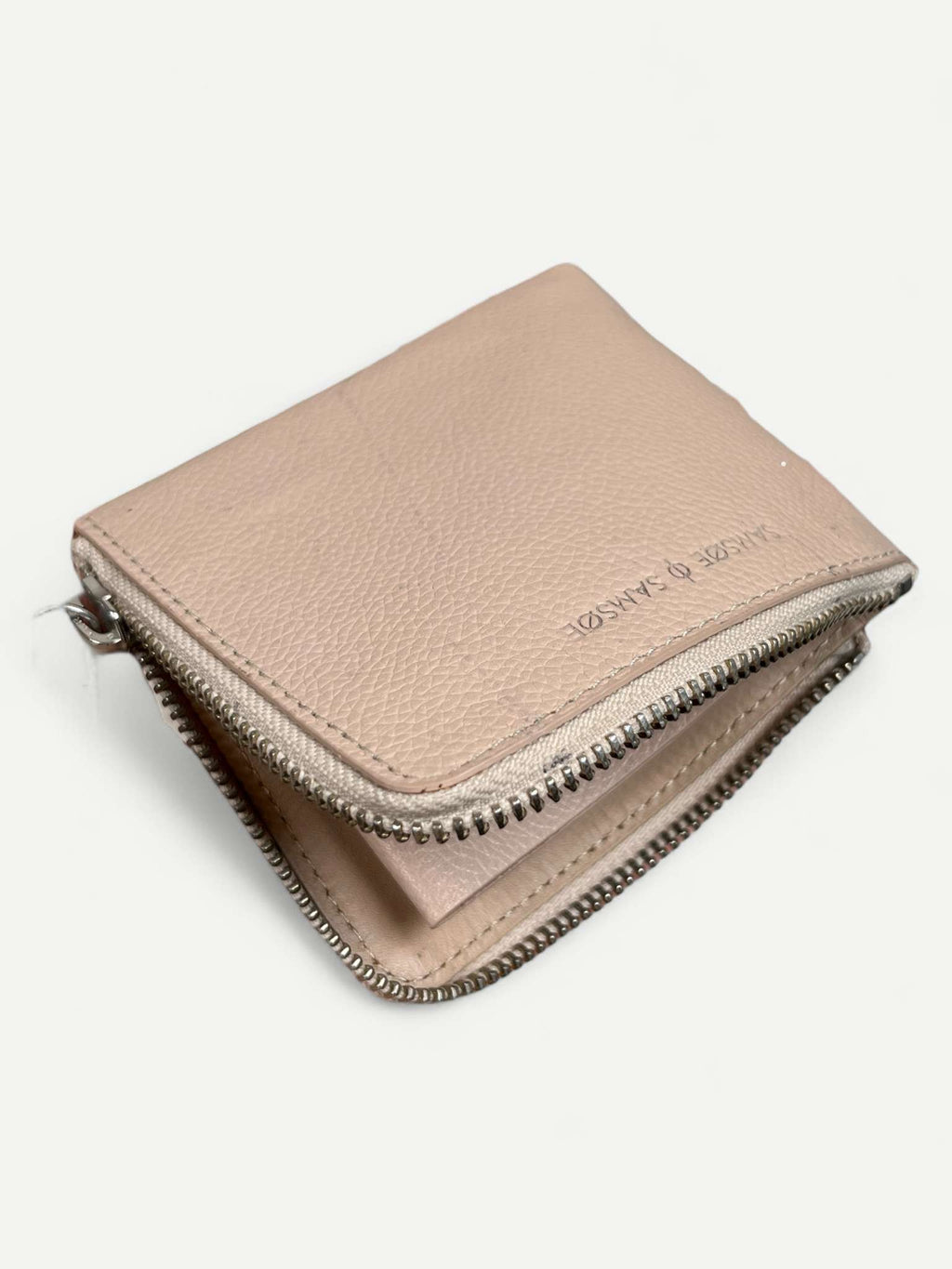 Beige Leather Wallet