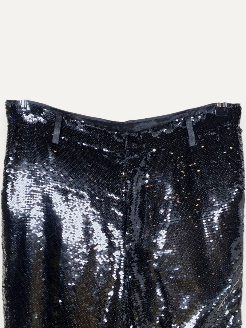 Black Sequin Pants