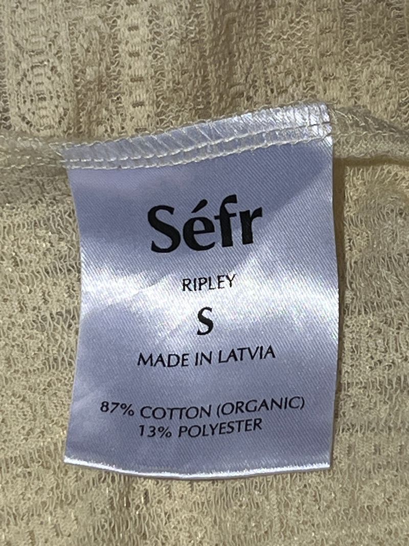 Long Sleeve Beige Cotton Shirt