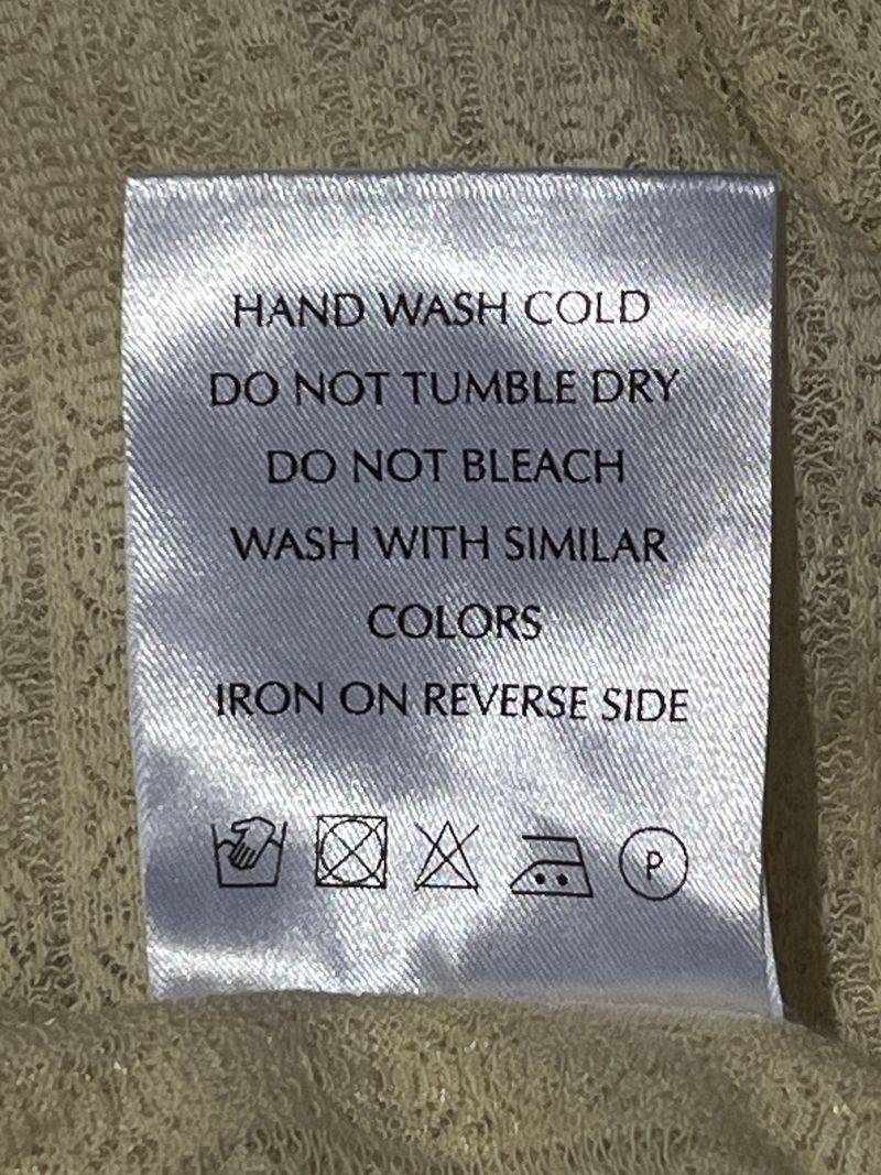 Long Sleeve Beige Cotton Shirt