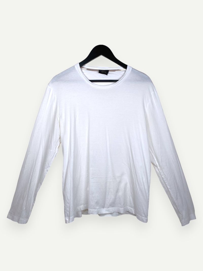 White Cotton Long Sleeve