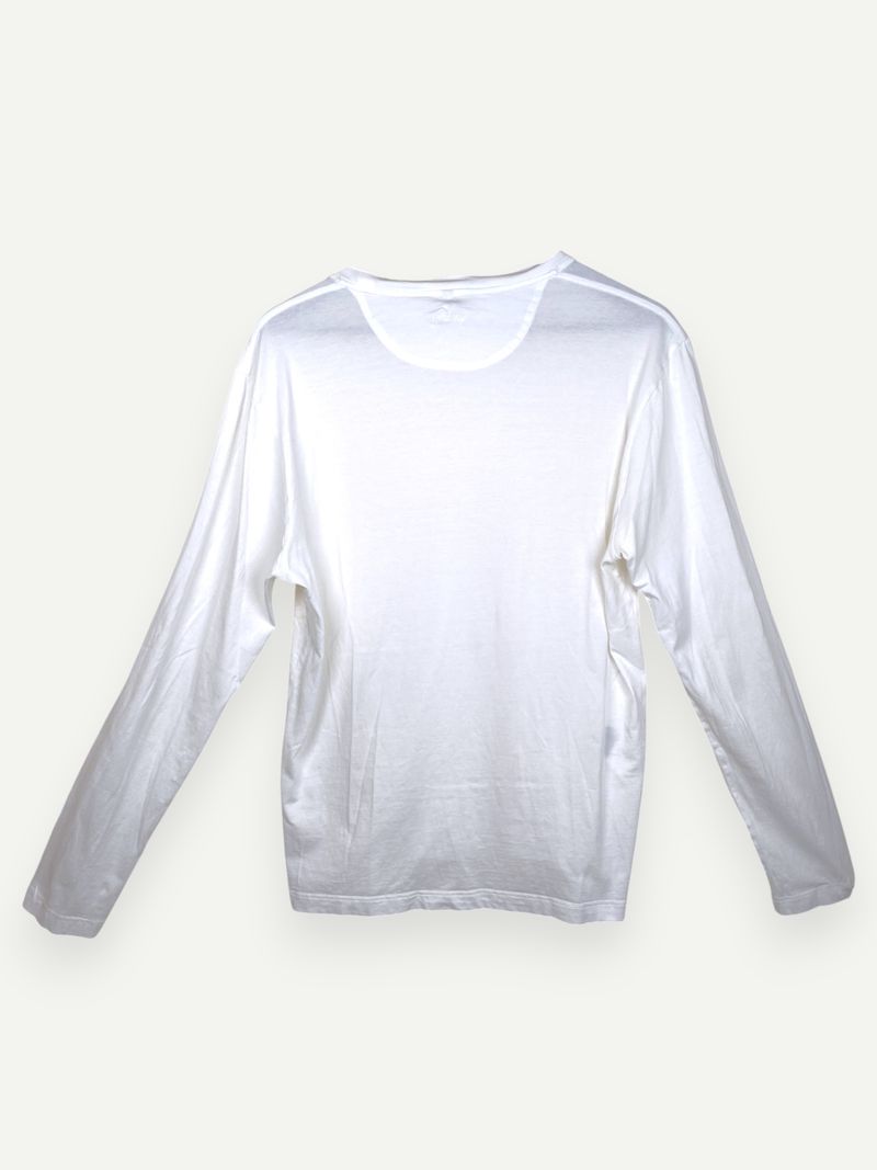 White Cotton Long Sleeve