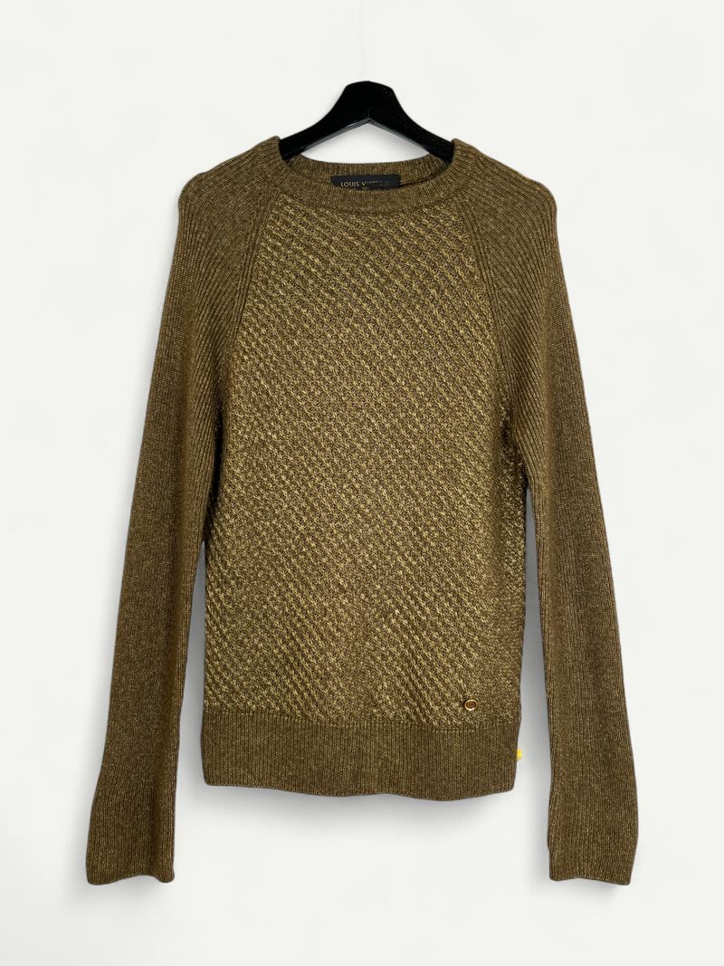 Brown Cashmere & Silk Knit