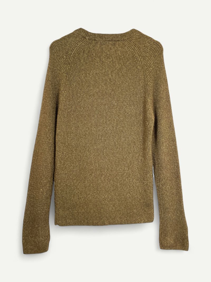 Brown Cashmere & Silk Knit