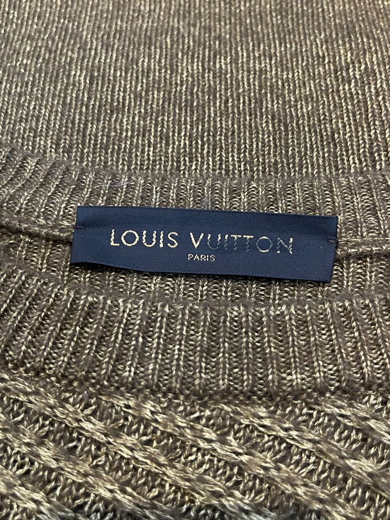 Brown Cashmere & Silk Knit