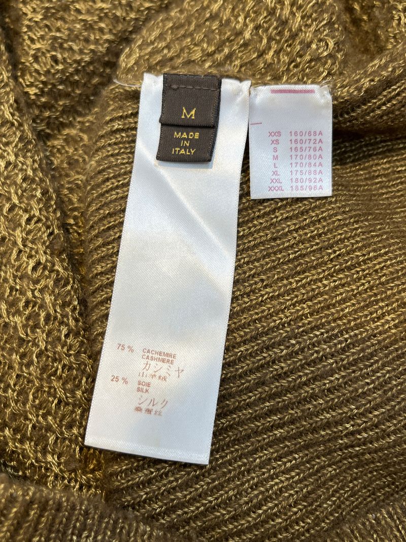 Brown Cashmere & Silk Knit