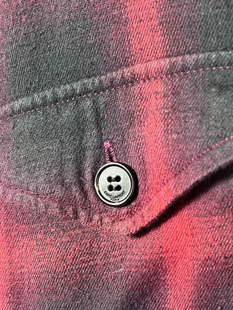 Plaid Red Long Sleeve Shirt