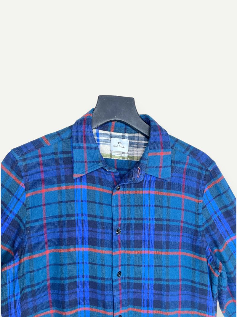 Plaid Button-Up Shirt