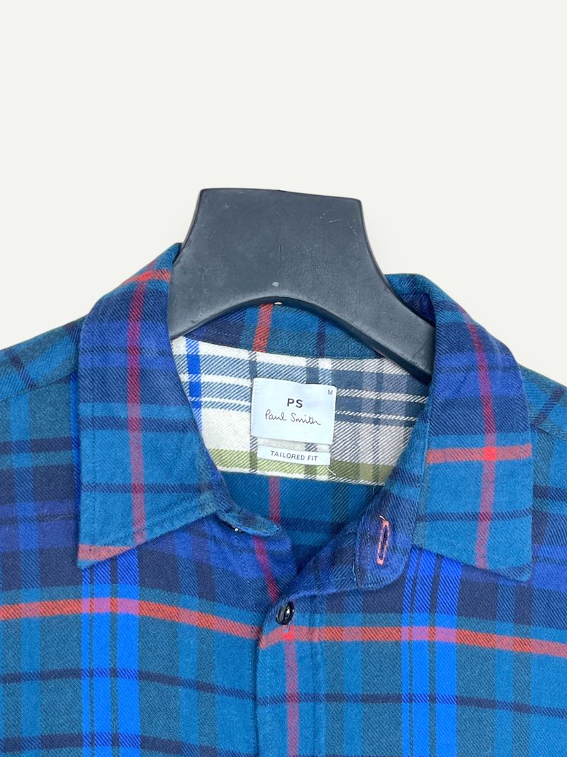 Plaid Button-Up Shirt