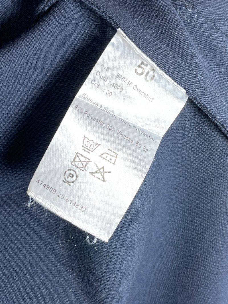 Navy Buttoned Jacket