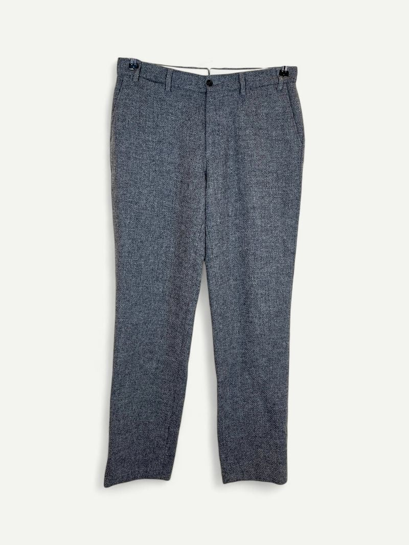 Grey Wool Dress Pant