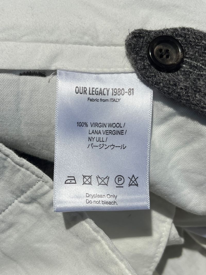 Grey Wool Dress Pant