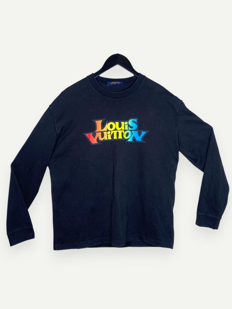 Black Rainbow Logo Long Sleeve