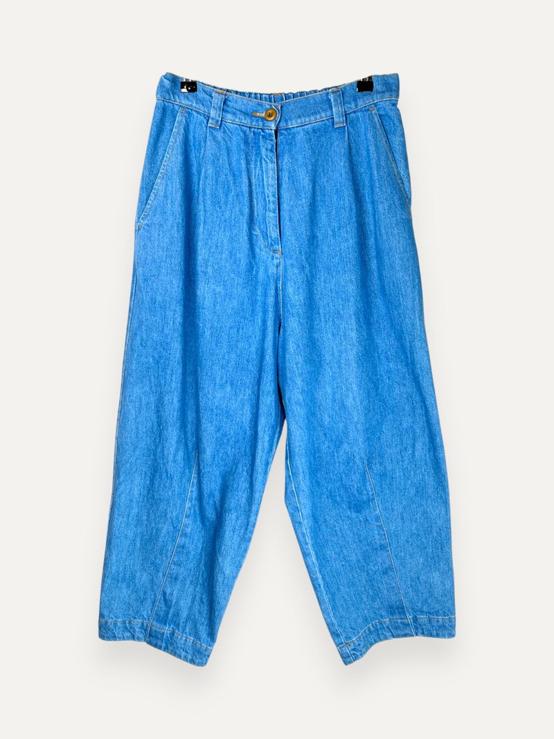 Blue Straight Leg Jeans