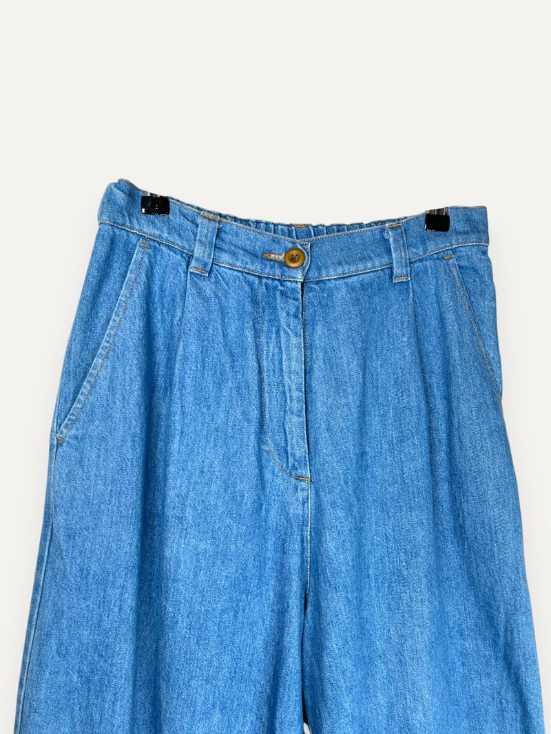 Blue Straight Leg Jeans