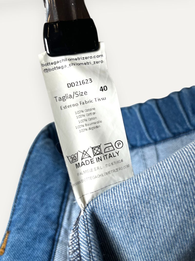 Blue Straight Leg Jeans