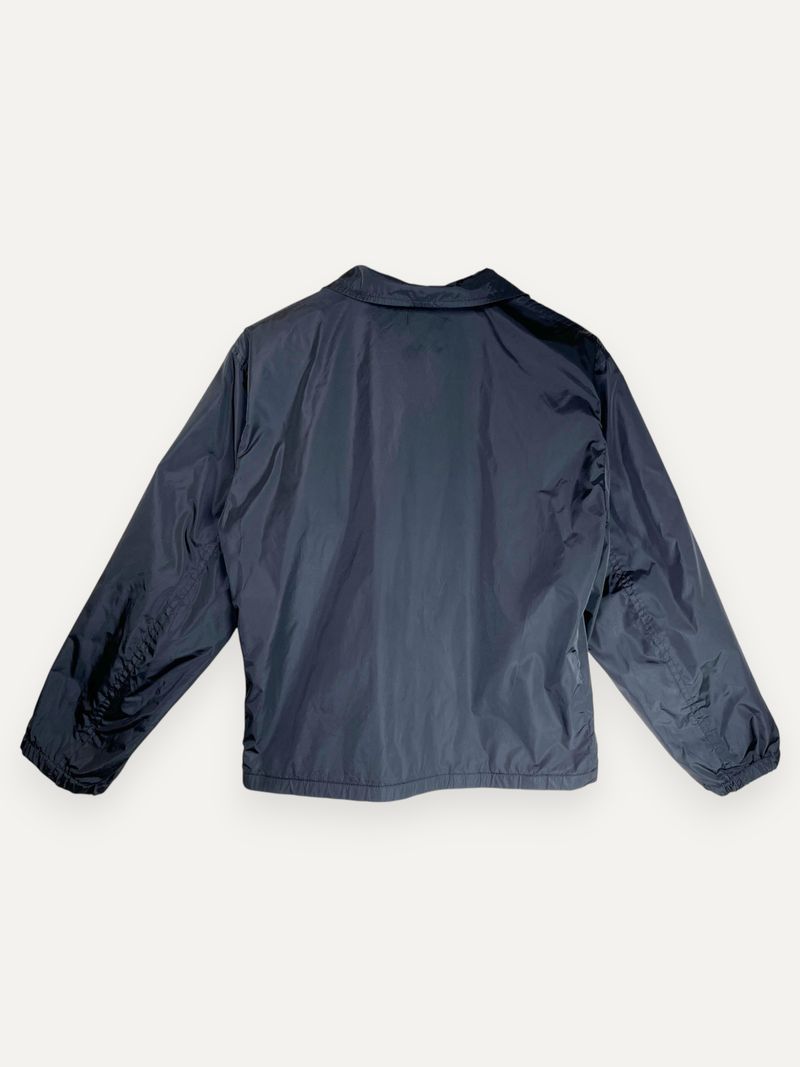 Black Nylon Jacket with Patch