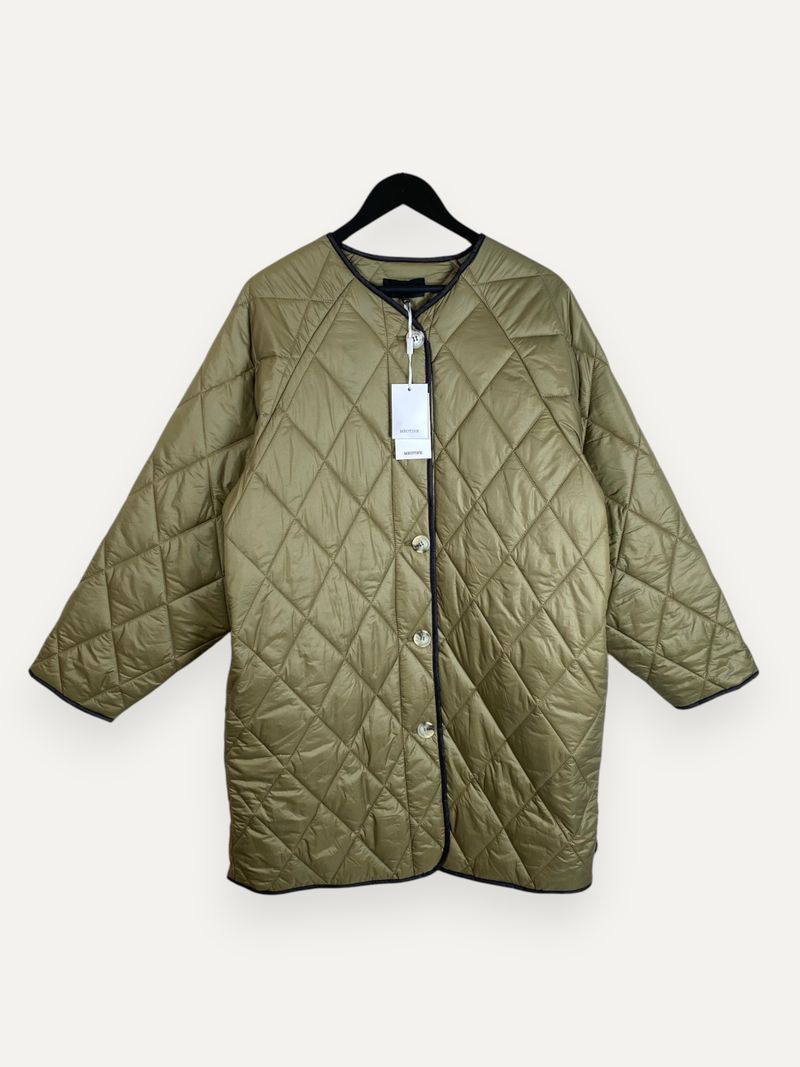 Army Green Quilted Light Jacket