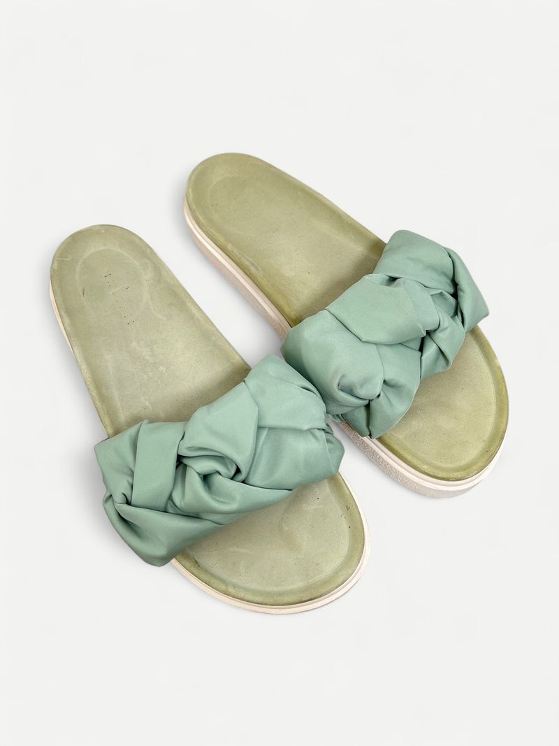 Mint Flat Sandal