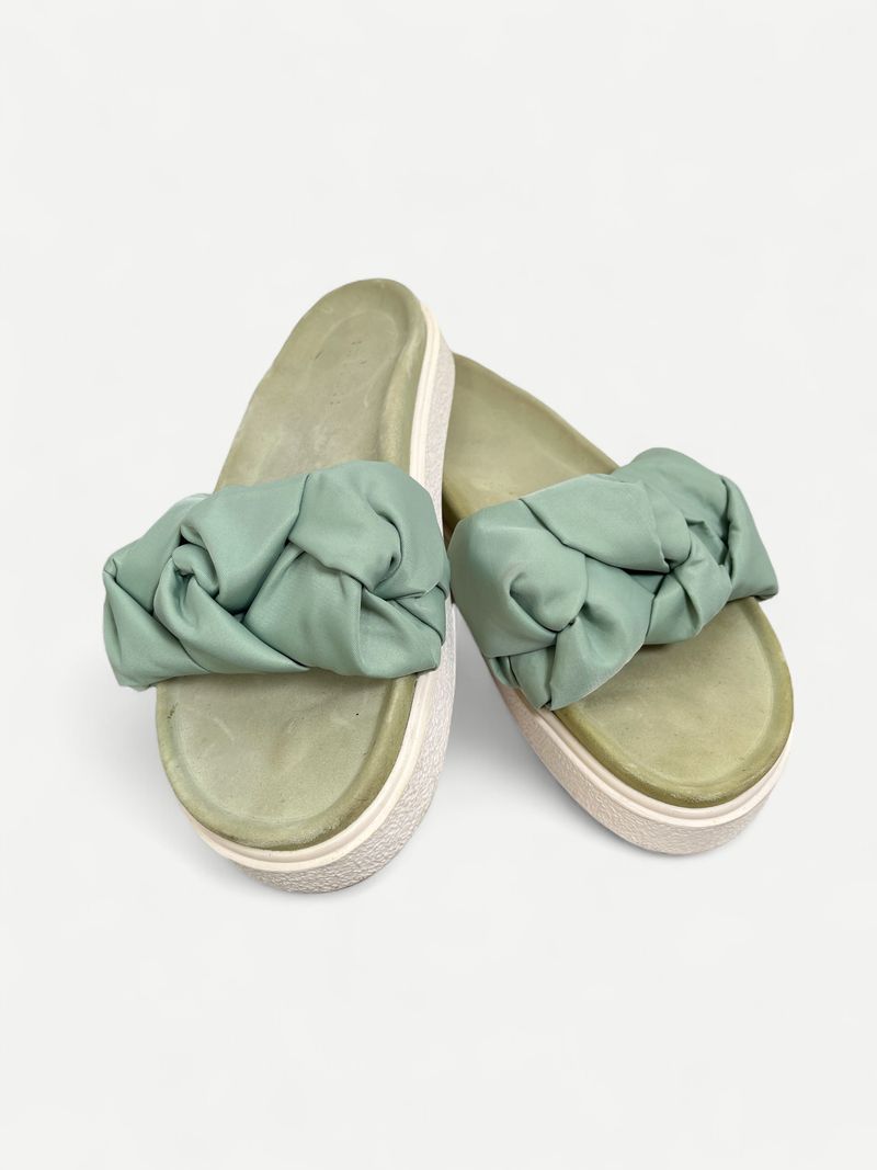 Mint Flat Sandal