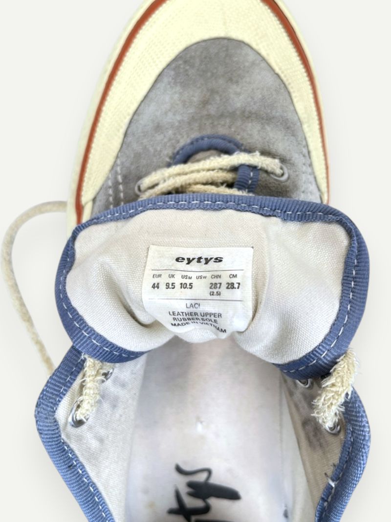 Blue Suede Low Top Sneaker