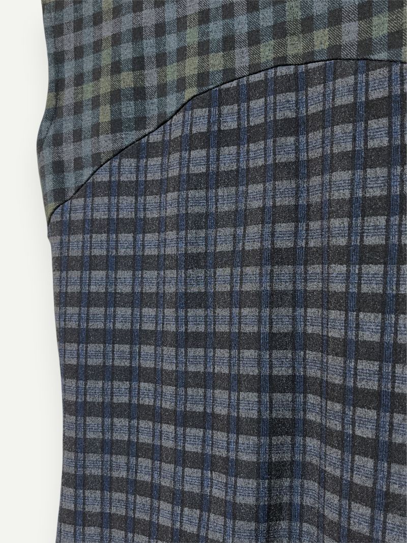 Plaid Sleeveless Top