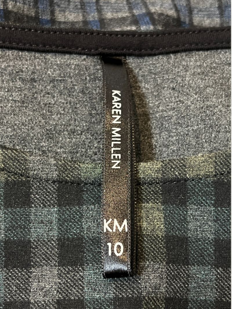 Plaid Sleeveless Top