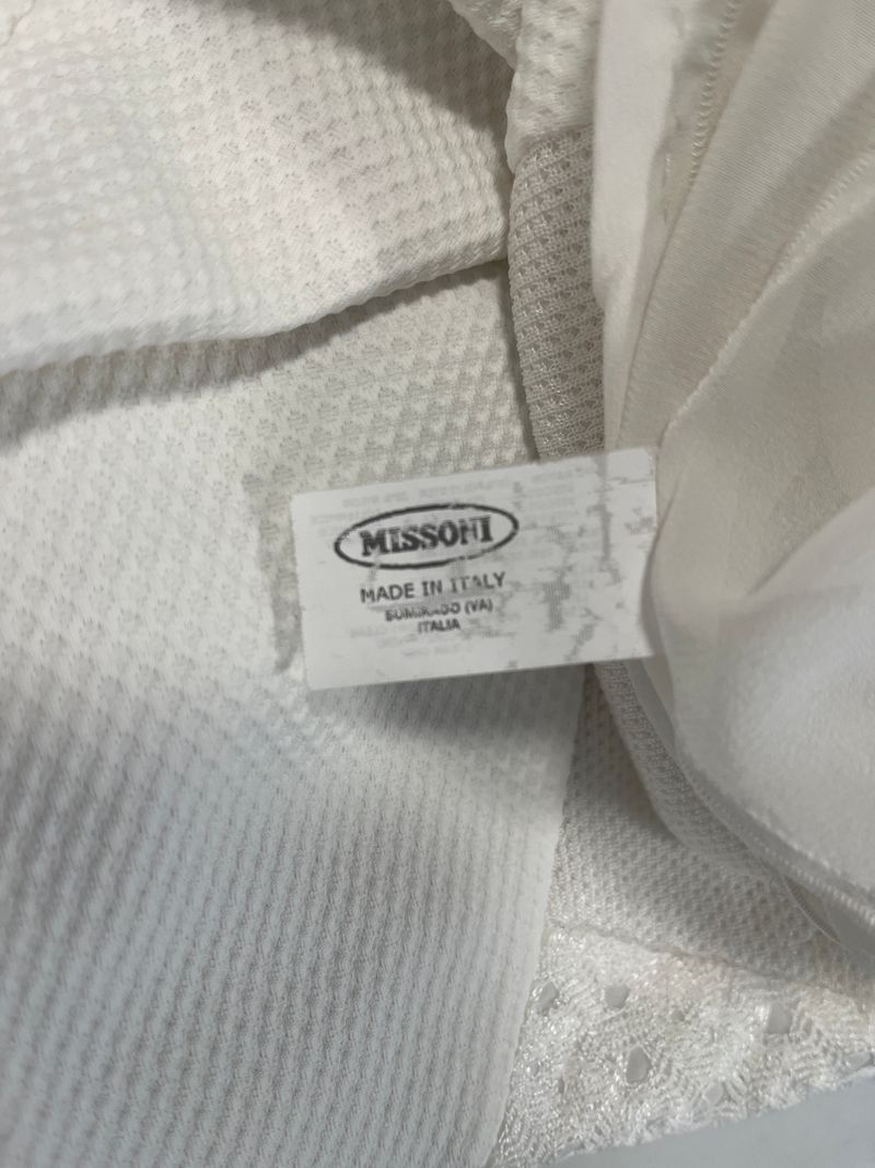 White Silk Knee Length Dress