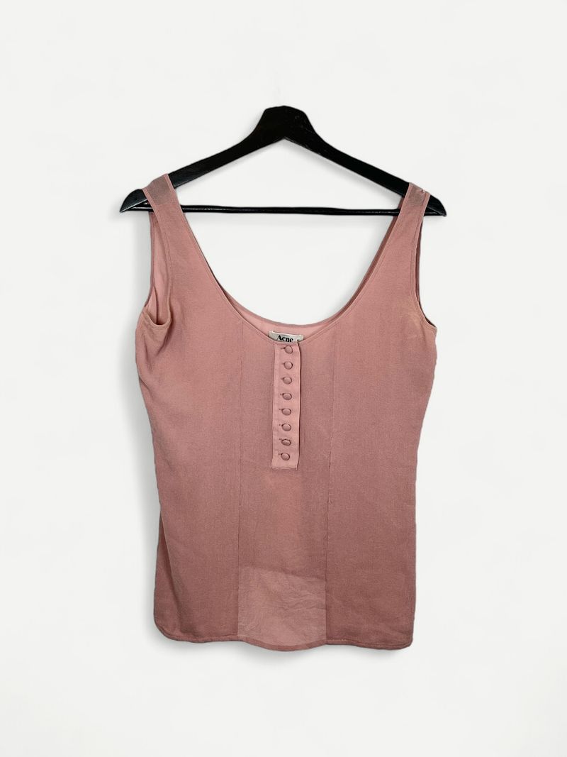Dusty Pink Sleeveless Top