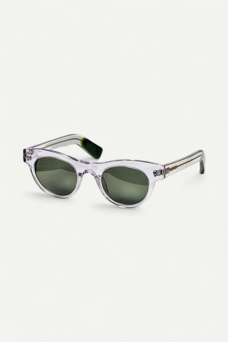 Transparent Round Frame Sunglasses