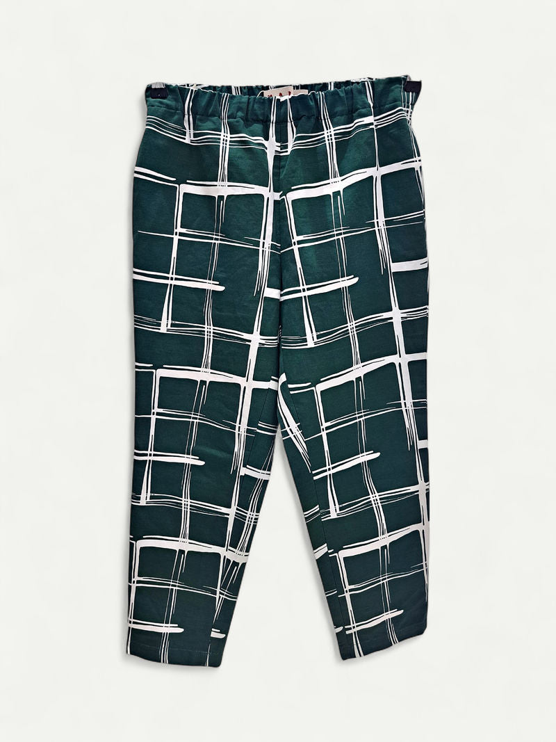 Green Casual Pant