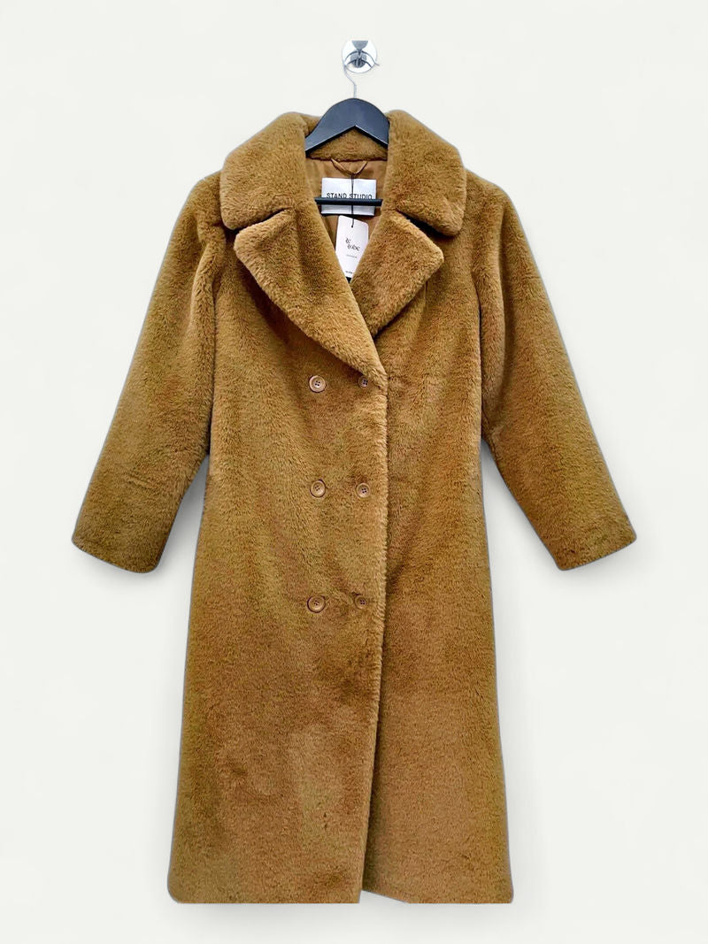 Camel Faux Fur Jacket