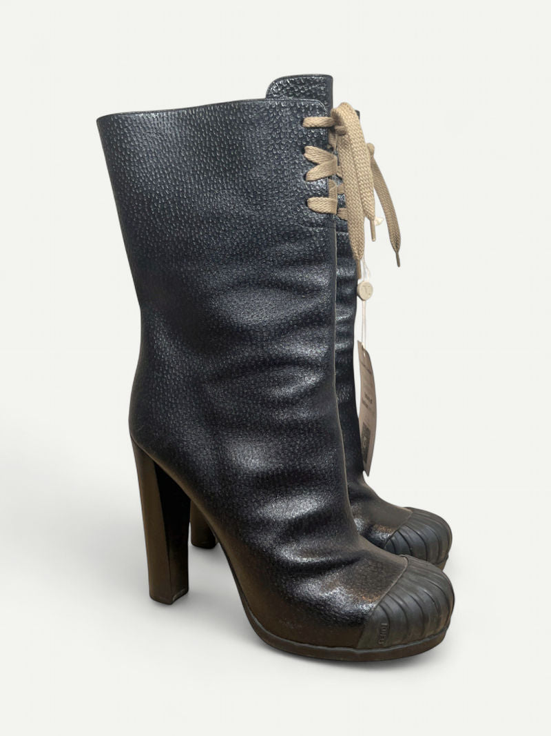 Black High Heel Boots