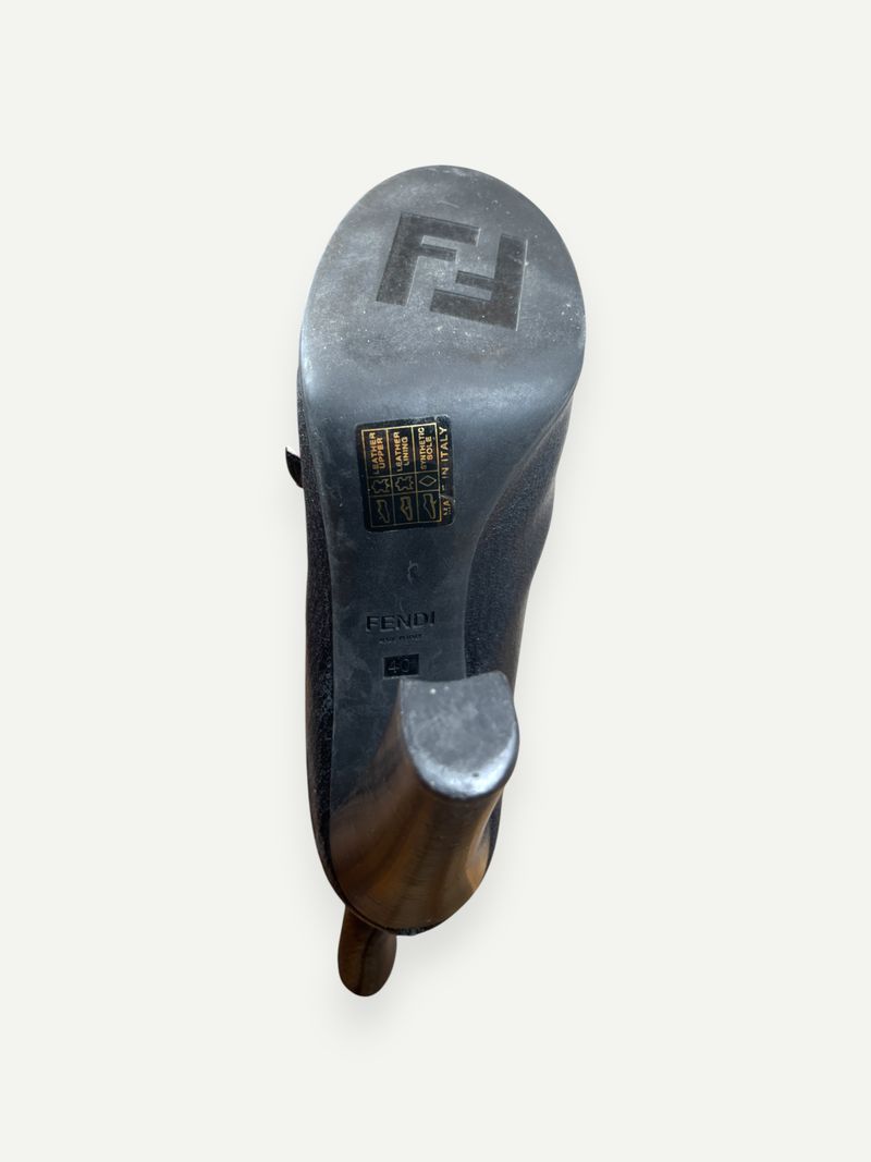 Black High Heel Boots