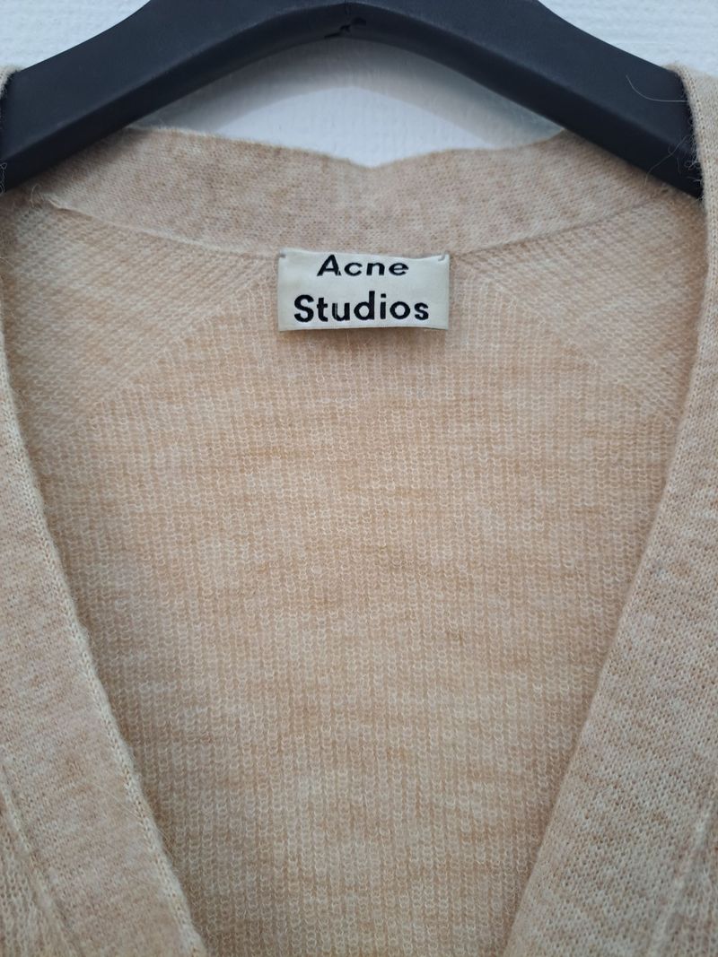 Beige Cardigan Knitwear