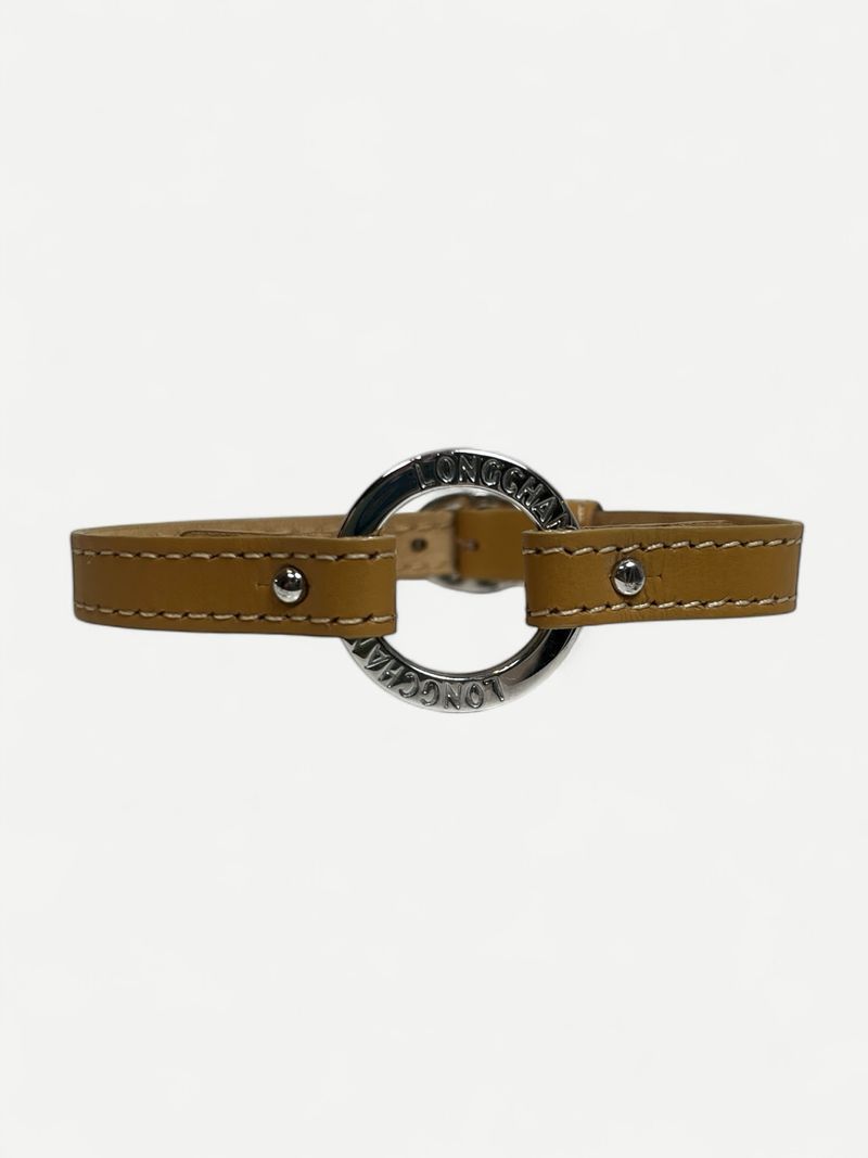 Beige Leather Bracelet