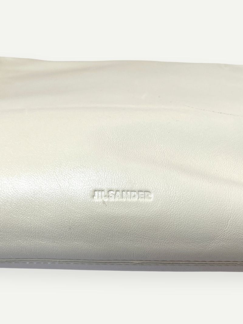 White Clover Leather Handbag