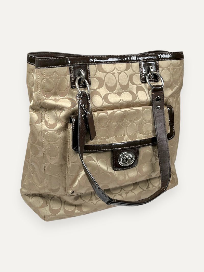 Signature F19262 Beige Tote Bag