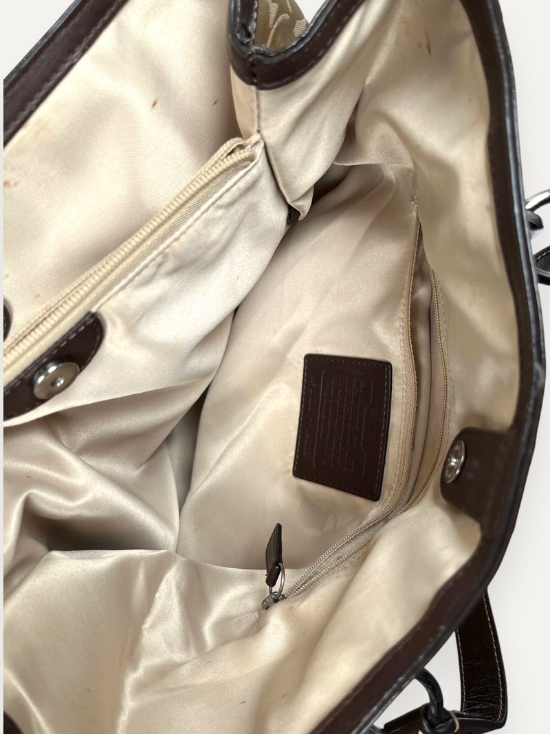 Signature F19262 Beige Tote Bag