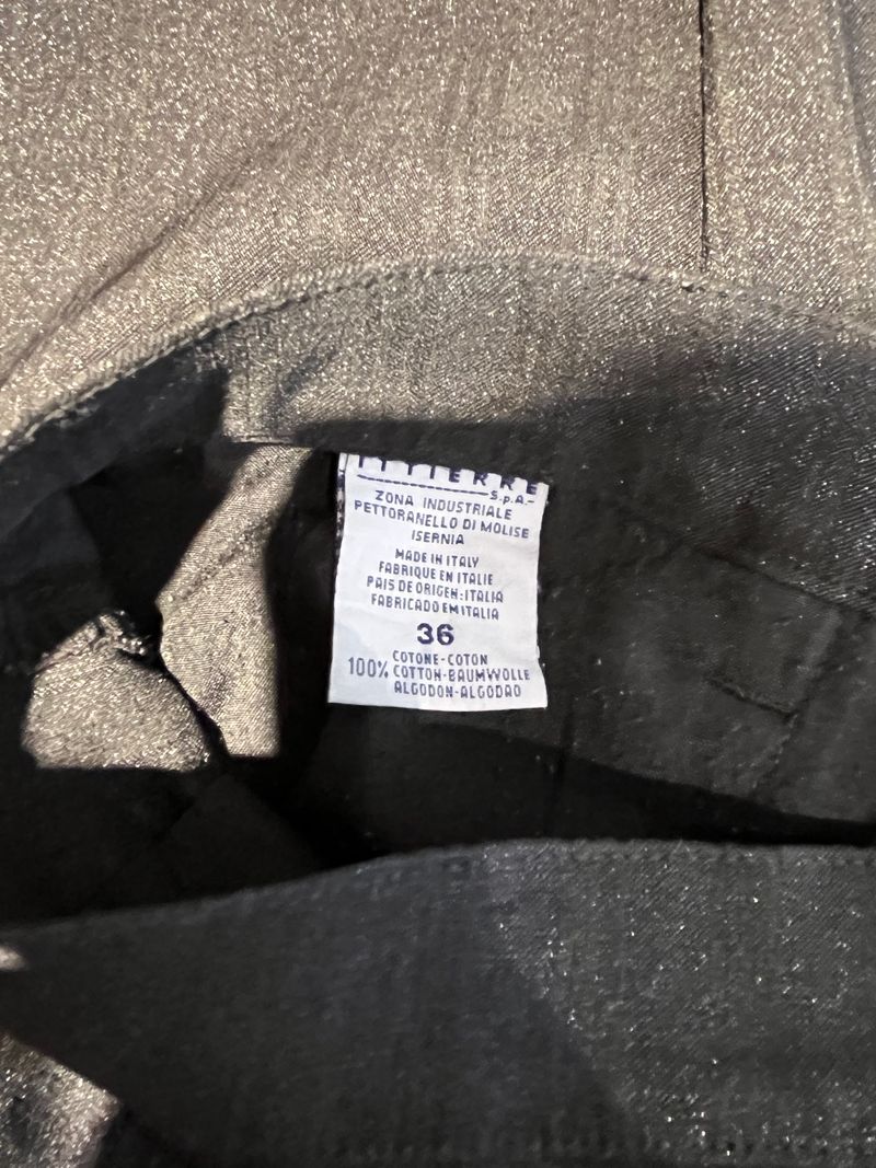 Black Casual Pant by Versace