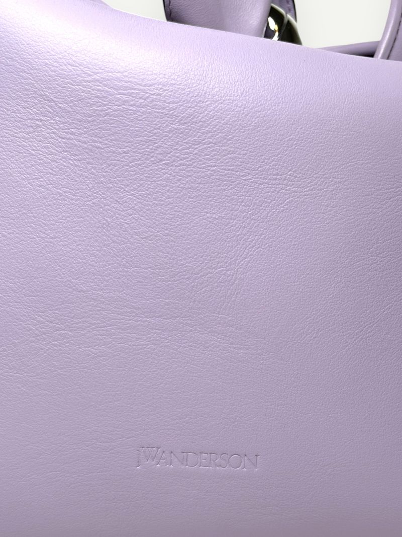 Lilac Leather Hobo Bag