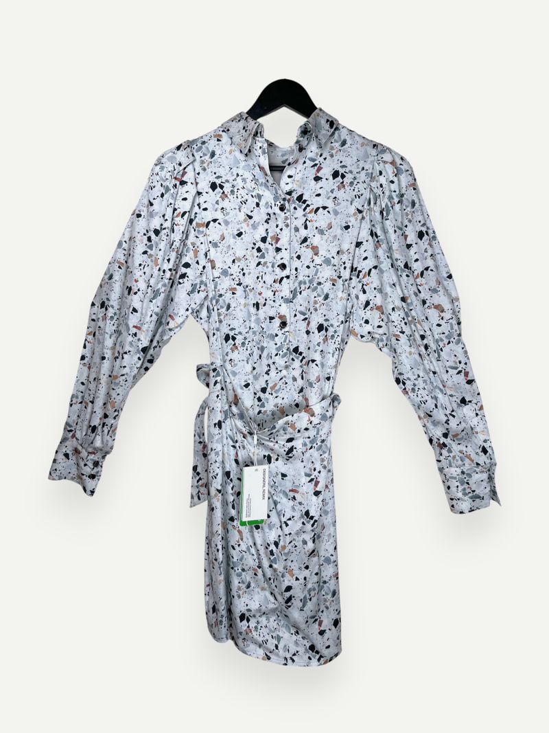 Emmy Patterned Shirt Dress